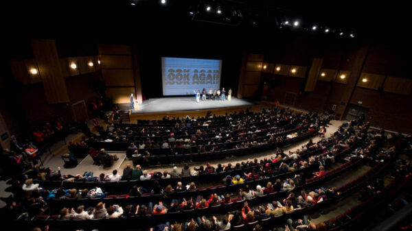 Eccles Theatre interior during Sundance Film Festival in Park City