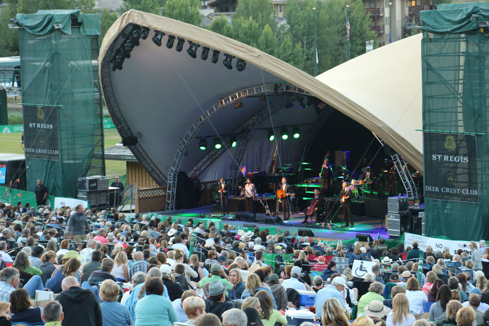 Outdoor Concert at the St Regis in Deer Valley