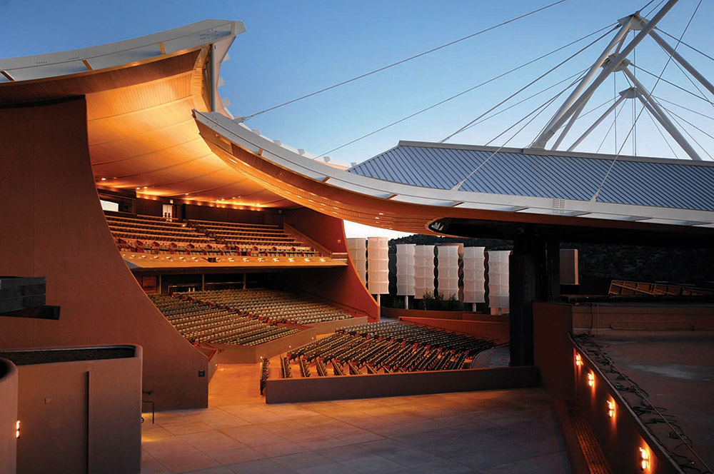 Modern Amphitheatre in Santa Fe New Mexico