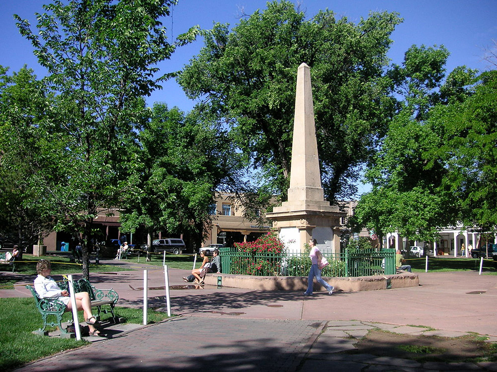 Town Square in Santa Fe New Mexico