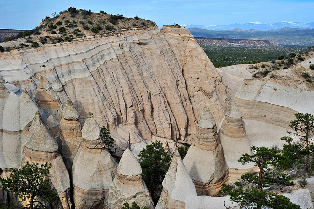 Sandstone Cliffs Outside of Santa Fe New Mexico