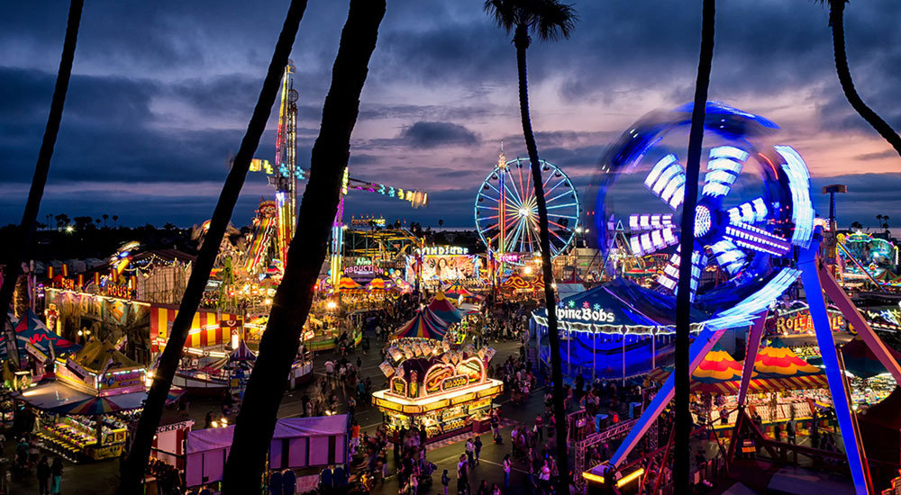 Colorful County Fair in San Diego California