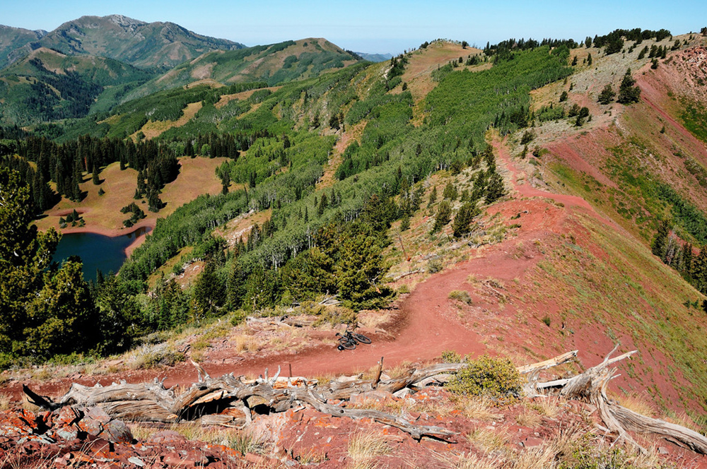 trail to puke hill in park city