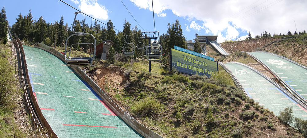 Utah Olympic Park in summer