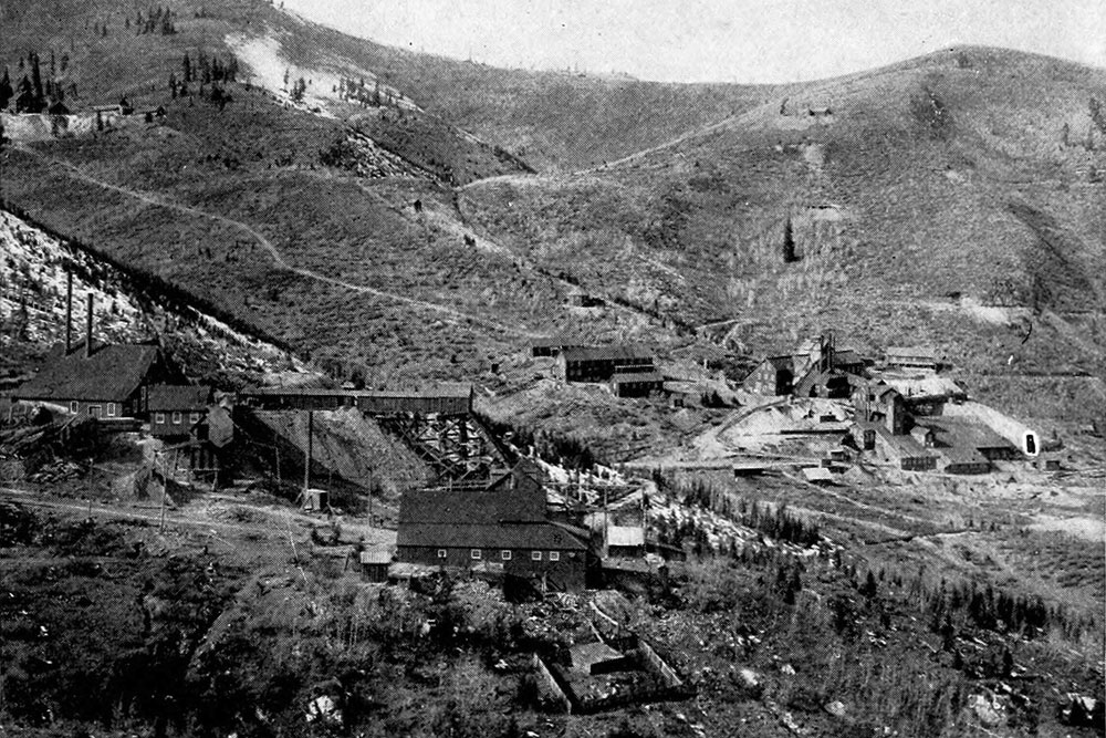 Archival shot of Ontario Mine in Park City
