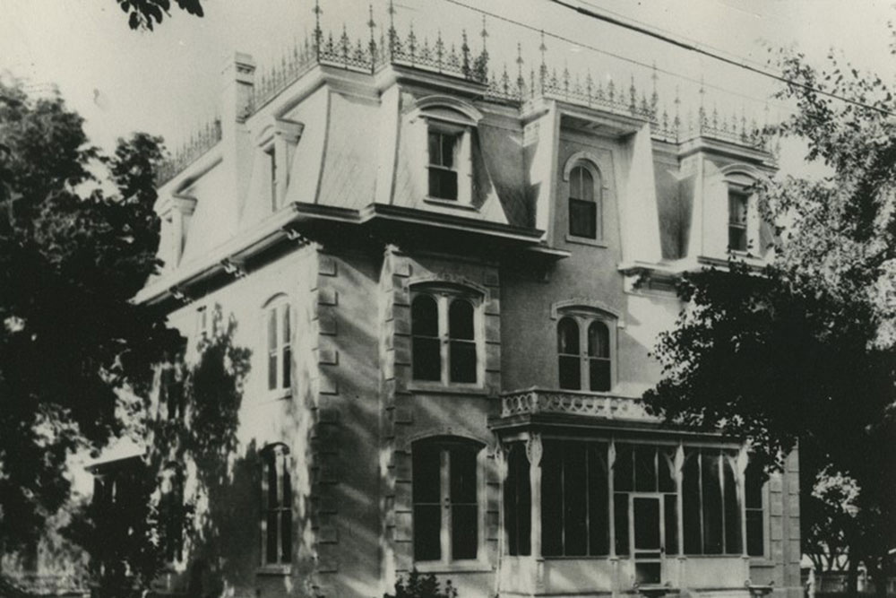 Vintage Photo of Historic Building in Santa Fe