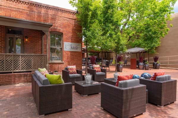 Outdoor Lounge Area in Santa Fe, New Mexico