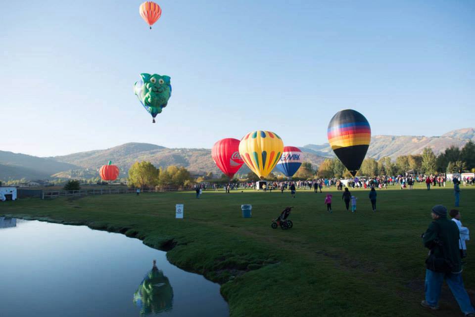 Autumn Aloft Hot Air Balloon event Park City Utah