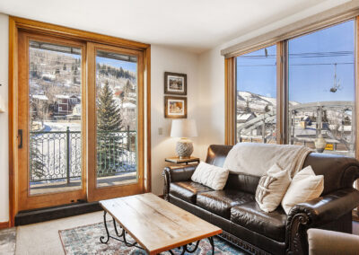 Incredible views from a deluxe one-bedroom condominium at The Caledonian