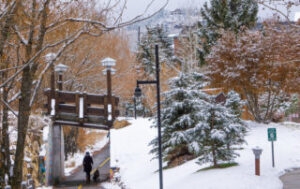 Walking Trail Through Park City Utah