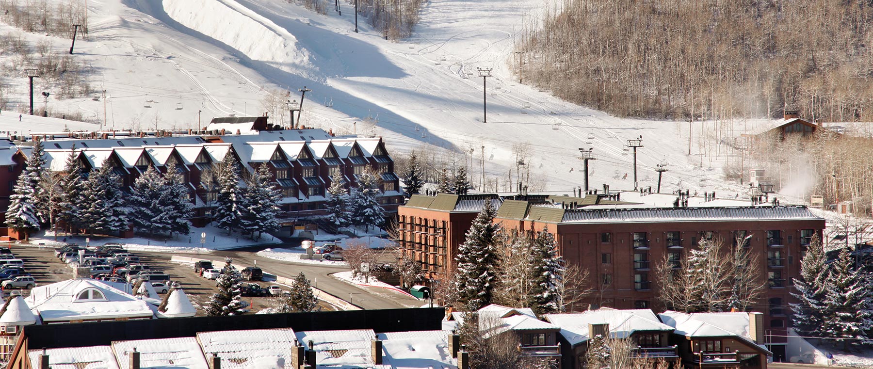 Park City Base Area Properties in Wintertime