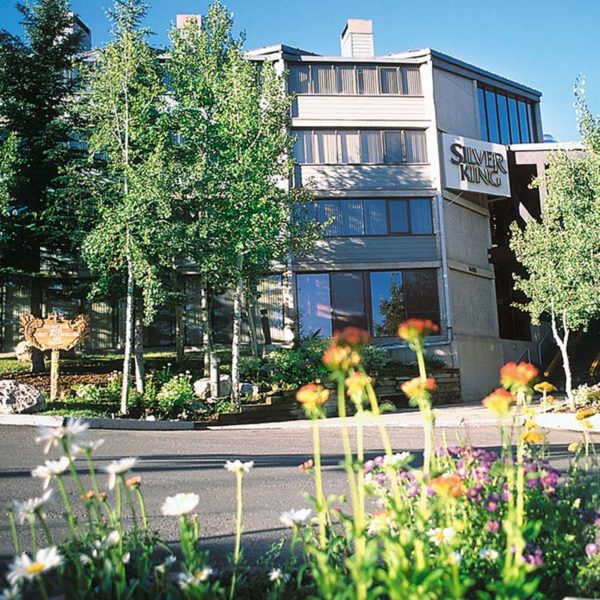 Spring Building Exterior of Shadow Ridge Resort Hotel in Park City Utah