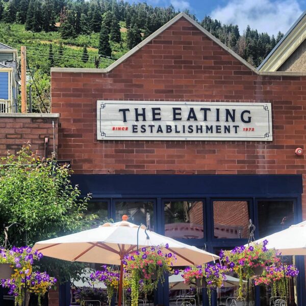 The Eating Establishment's Outdoor Patio Area on Park City's Main Street