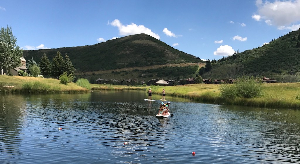 Deer Valley Paddle Boarding In The Summer