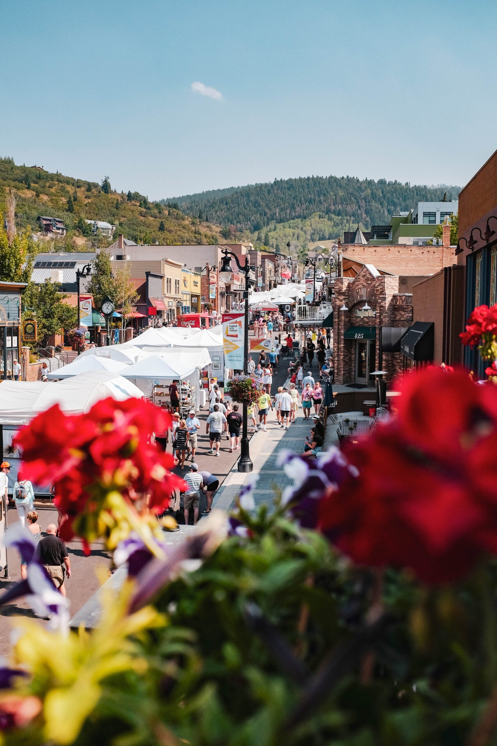 Kimball Arts Festival Taking Place on Main Street Park City in Summer