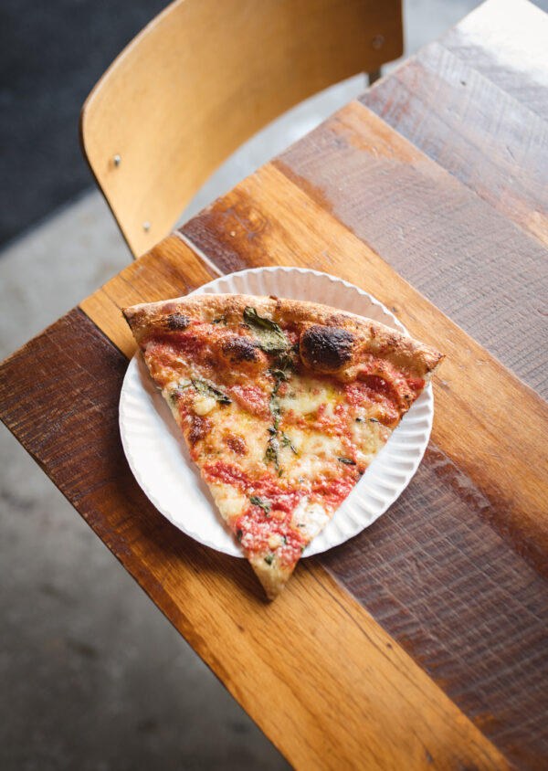 Main Street Pizza and Noodle's Huge Slices of Pizza