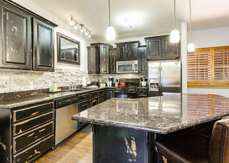 Everything you need in a full kitchen in a 3-bedroom condo at Bear Hollow Village