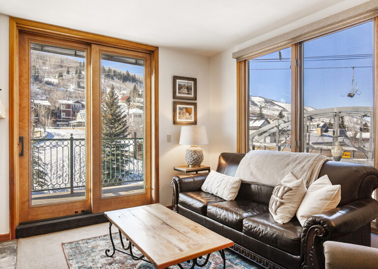 Incredible views from a deluxe one-bedroom condominium at The Caledonian