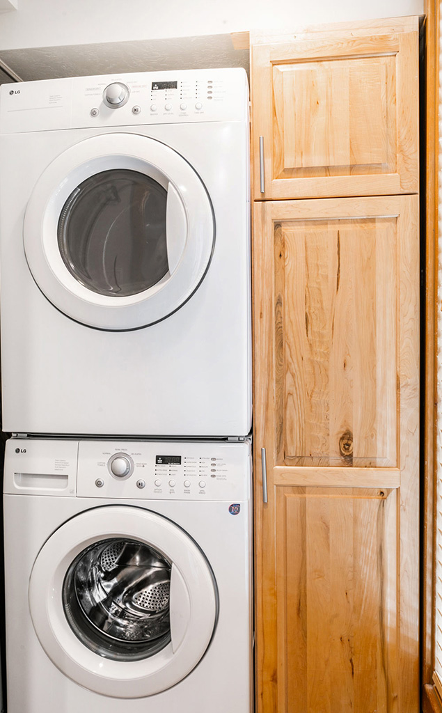 laundry washer and dryer at payday