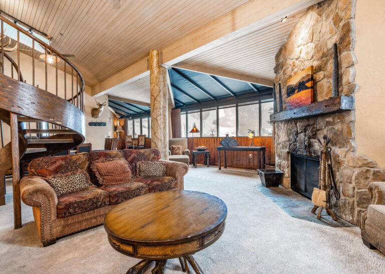 3-Bedroom Condo with Spiral Staircase at Silver King in Park City, Utah