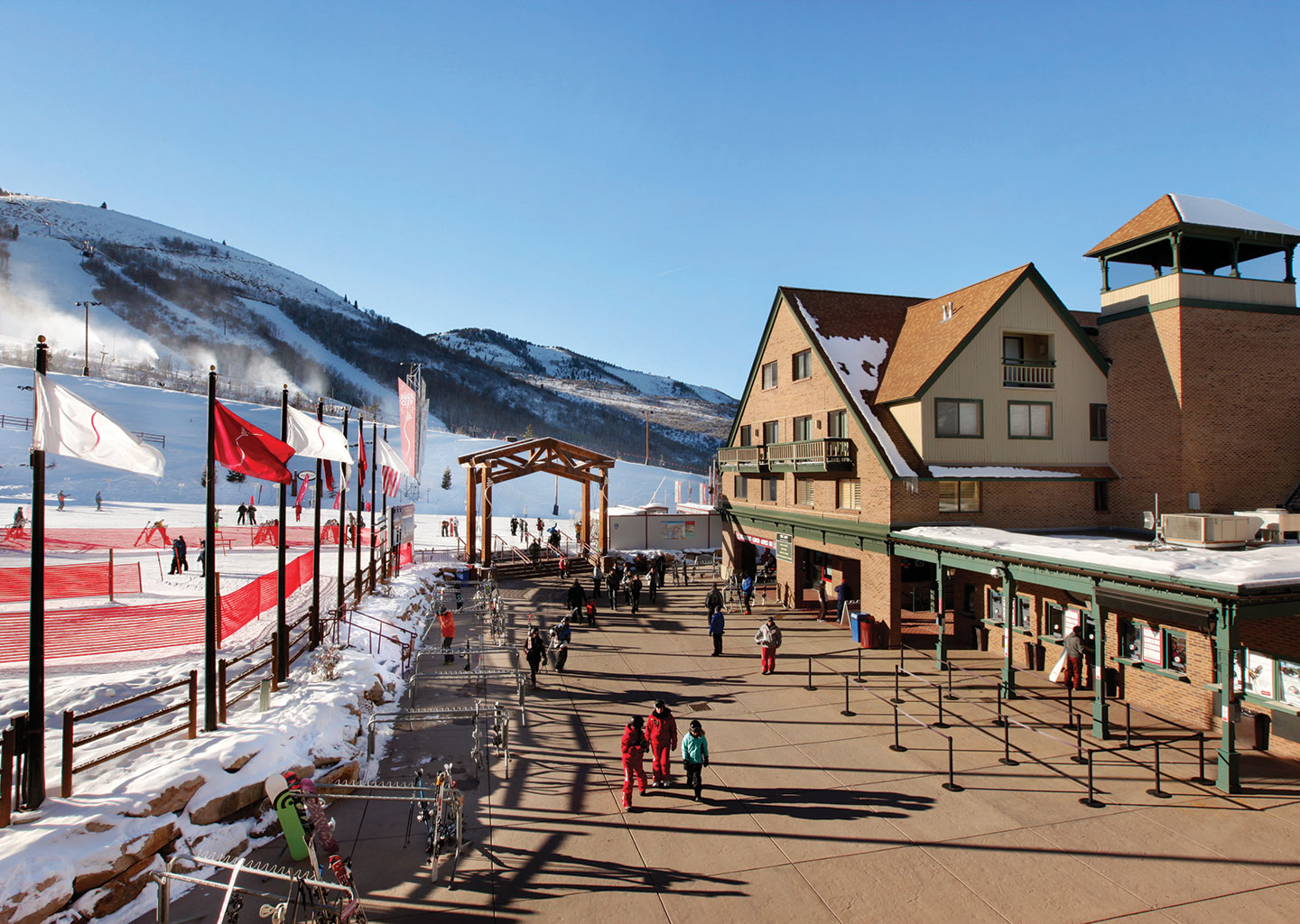Mountain Village and Ski Base at Park City Mountain Resort