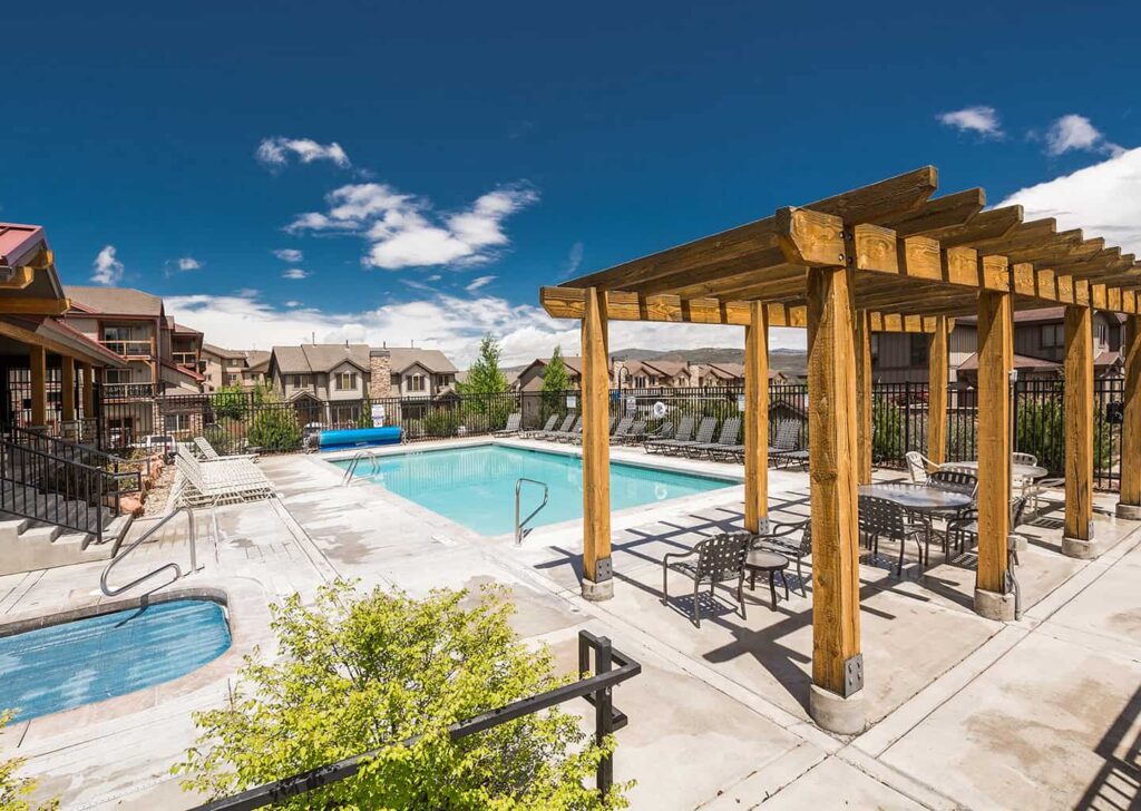 Outdoor Pool at Bear Hollow Village in Park City, Utah