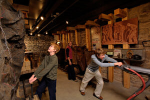 Children Playing at the Park City Museum