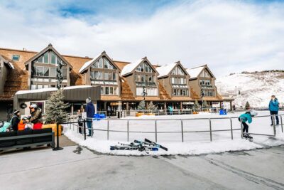 Ice staking at The Lodge at the Mountain Village