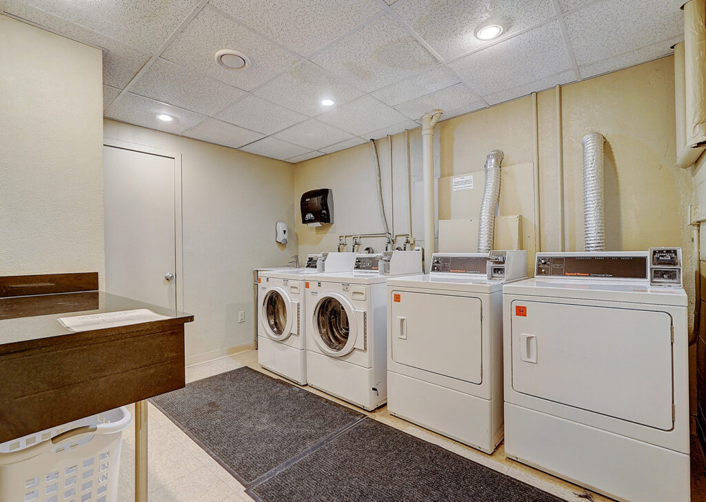 Community laundry room at Edelweiss Haus Park City, Utah