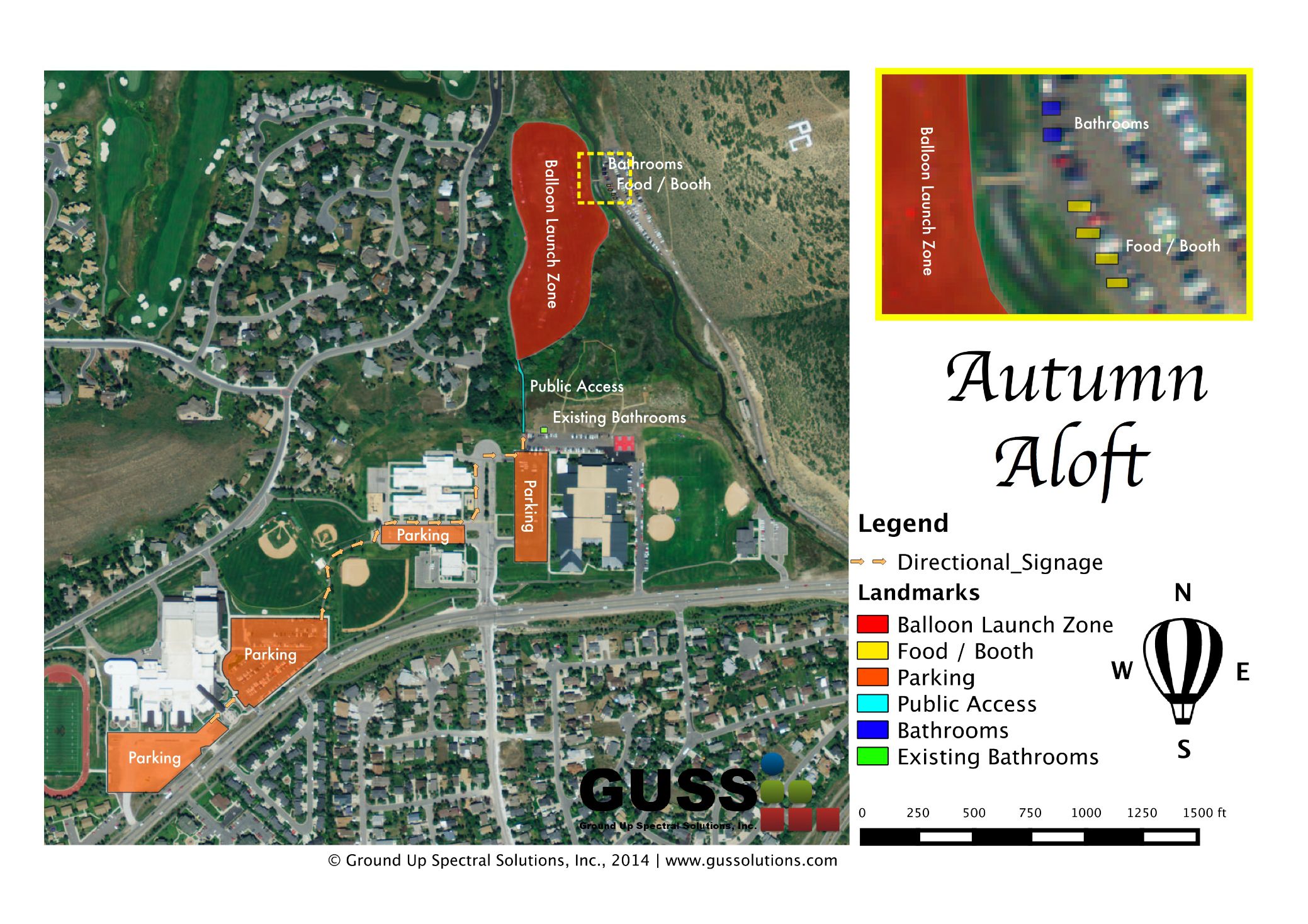 Autumn Aloft event map