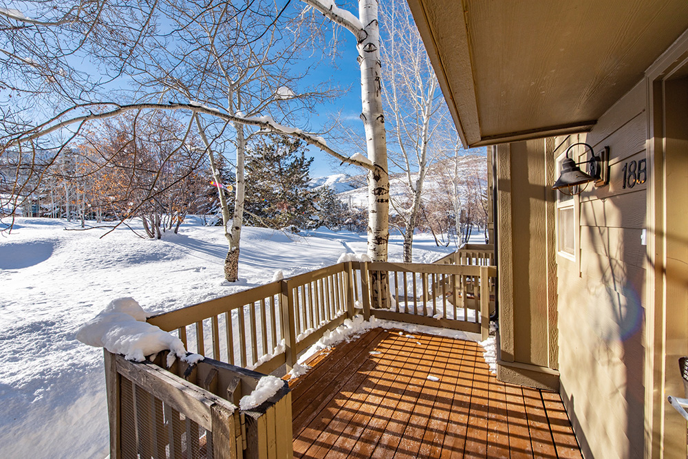 Hidden Creek Condos in Park City at Canyons Village in the winter