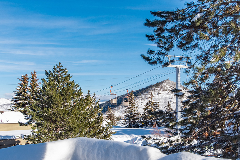 Hidden Creek Condos Park City next to the Cabriolet Lift at Canyons Village