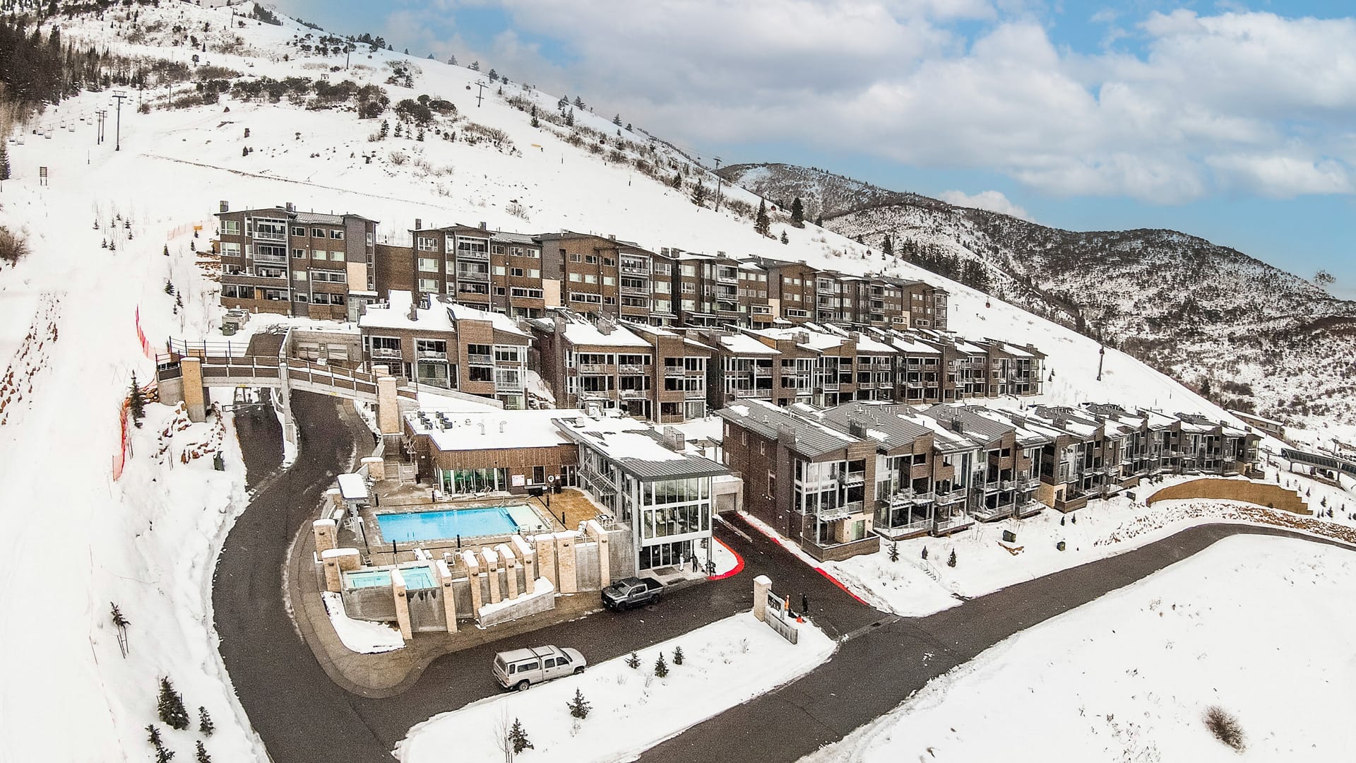 Apex Residence Canyons Village Park City Drone