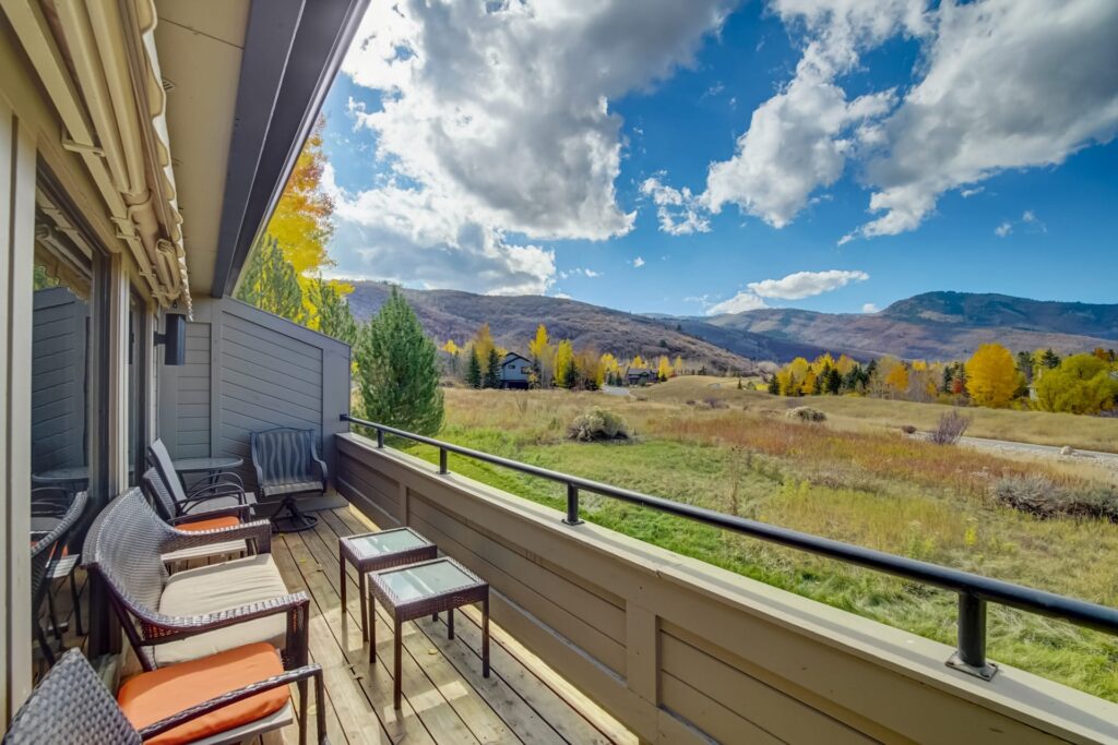 Chatham Crossing Park City Back Porch View