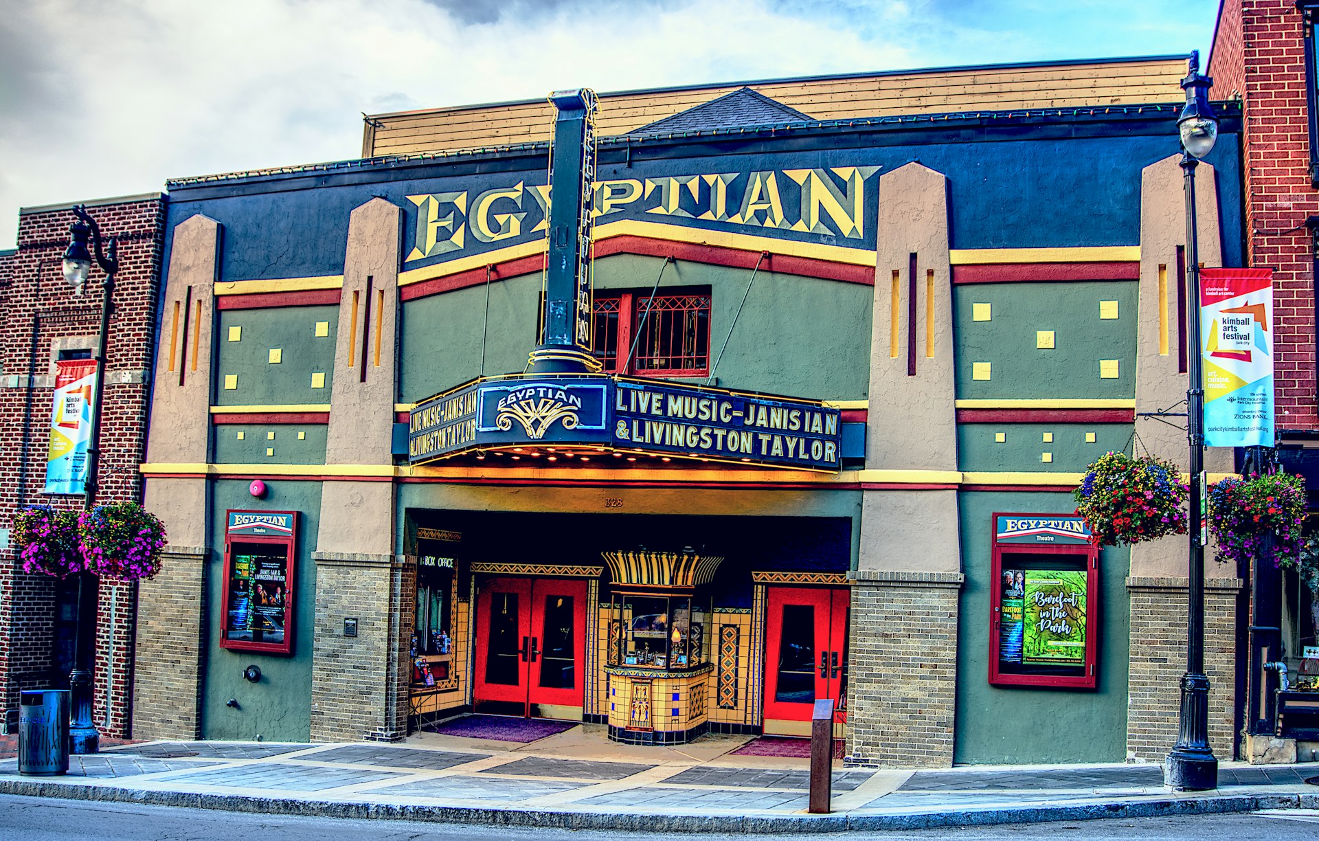 Exterior view of Egyptian Theater