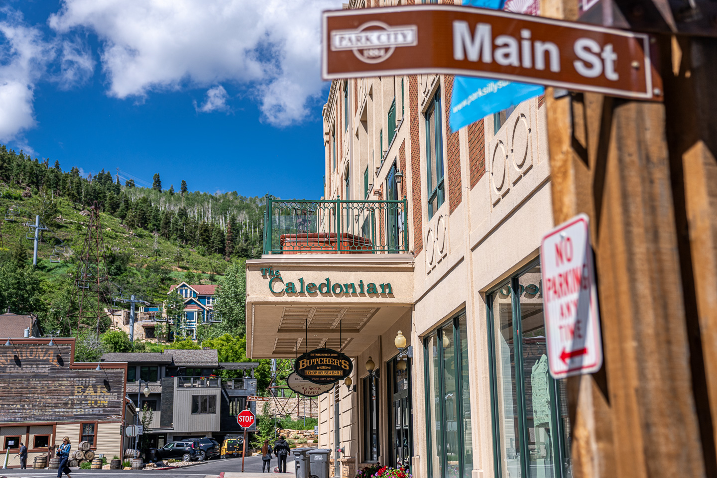 The Caledonian on Main Street in Park City, Utah