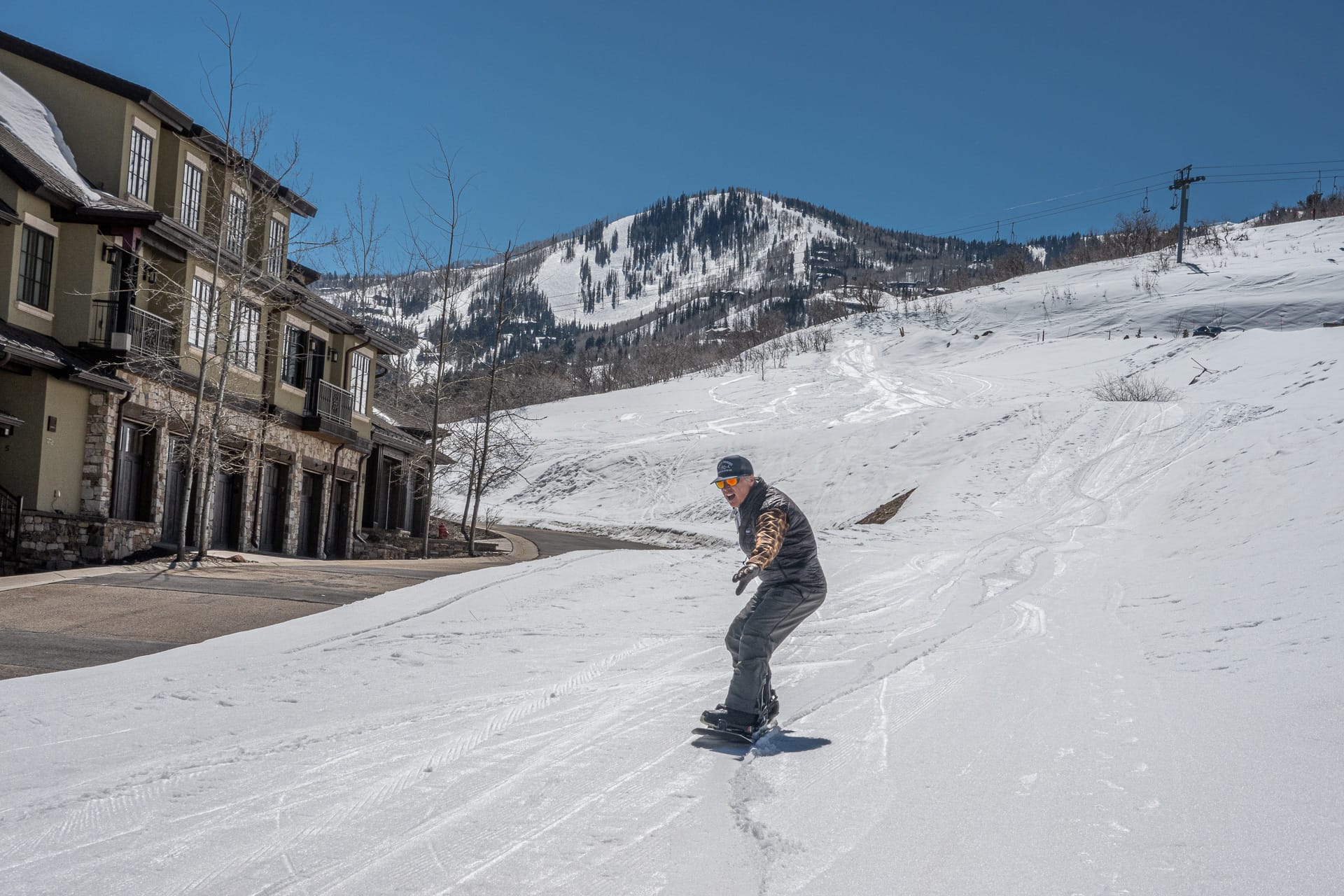 Vintage on the Strand ski-in/ski-out access