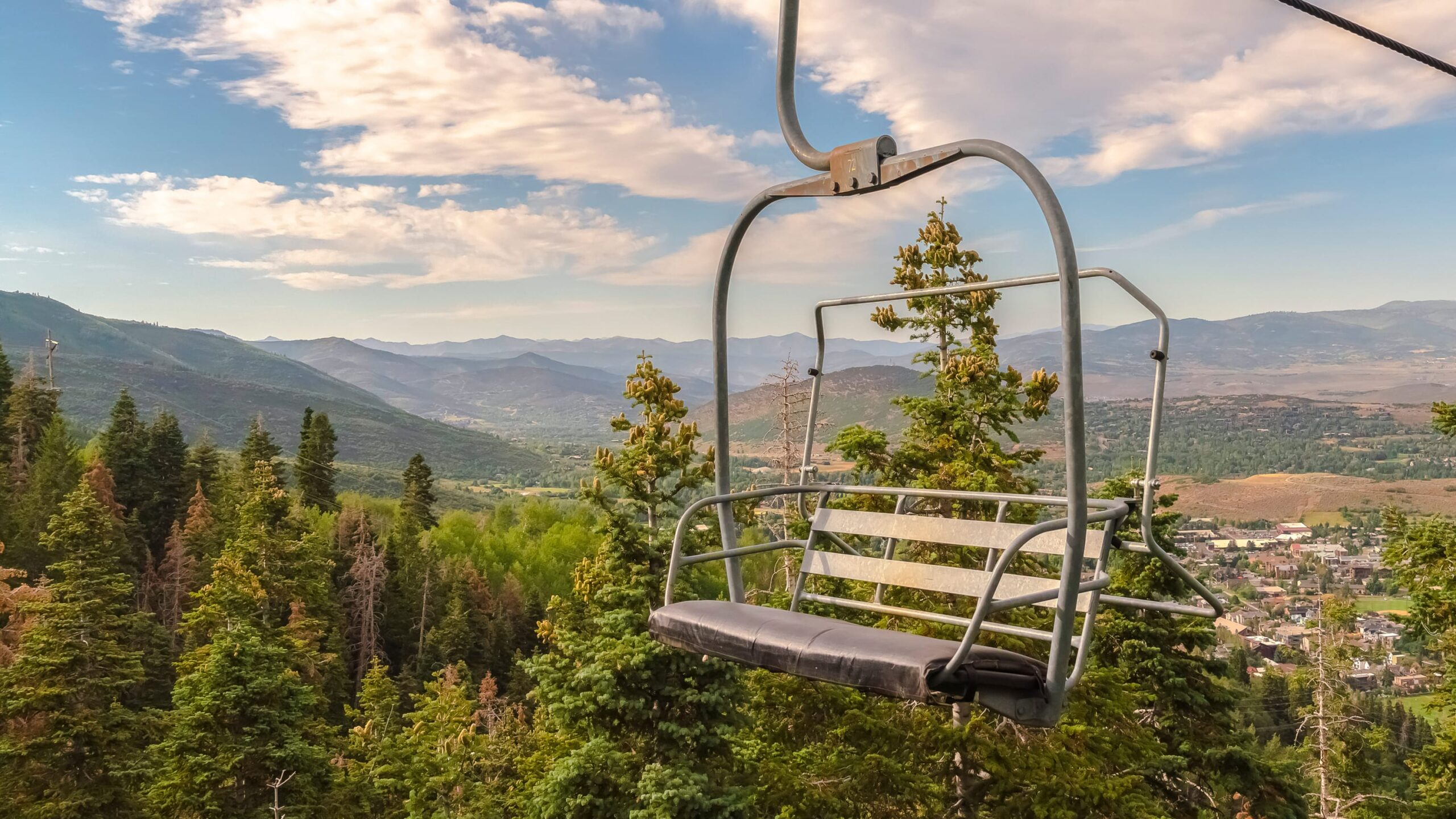 park city chairlift summer