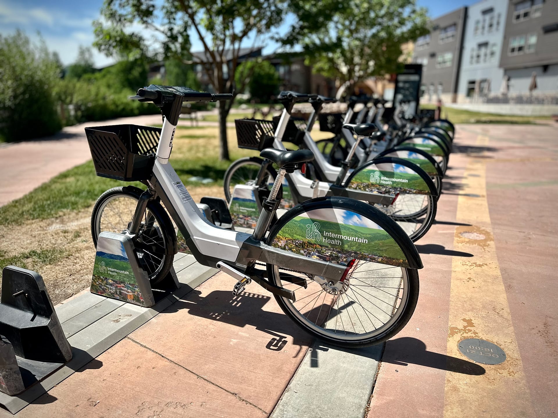 Park City e-bike share program near Canyons Village