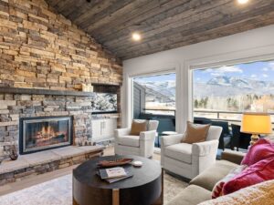 Chatham Crossing 2159 living room with mountain views