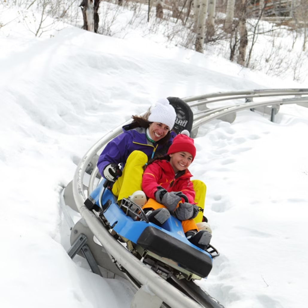 Park City Mountain Coaster in winter