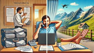 burnout to bliss illustration