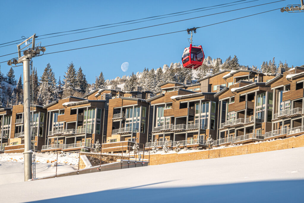 Park City Canyons Village Red Pine Gondola and Apex Residences