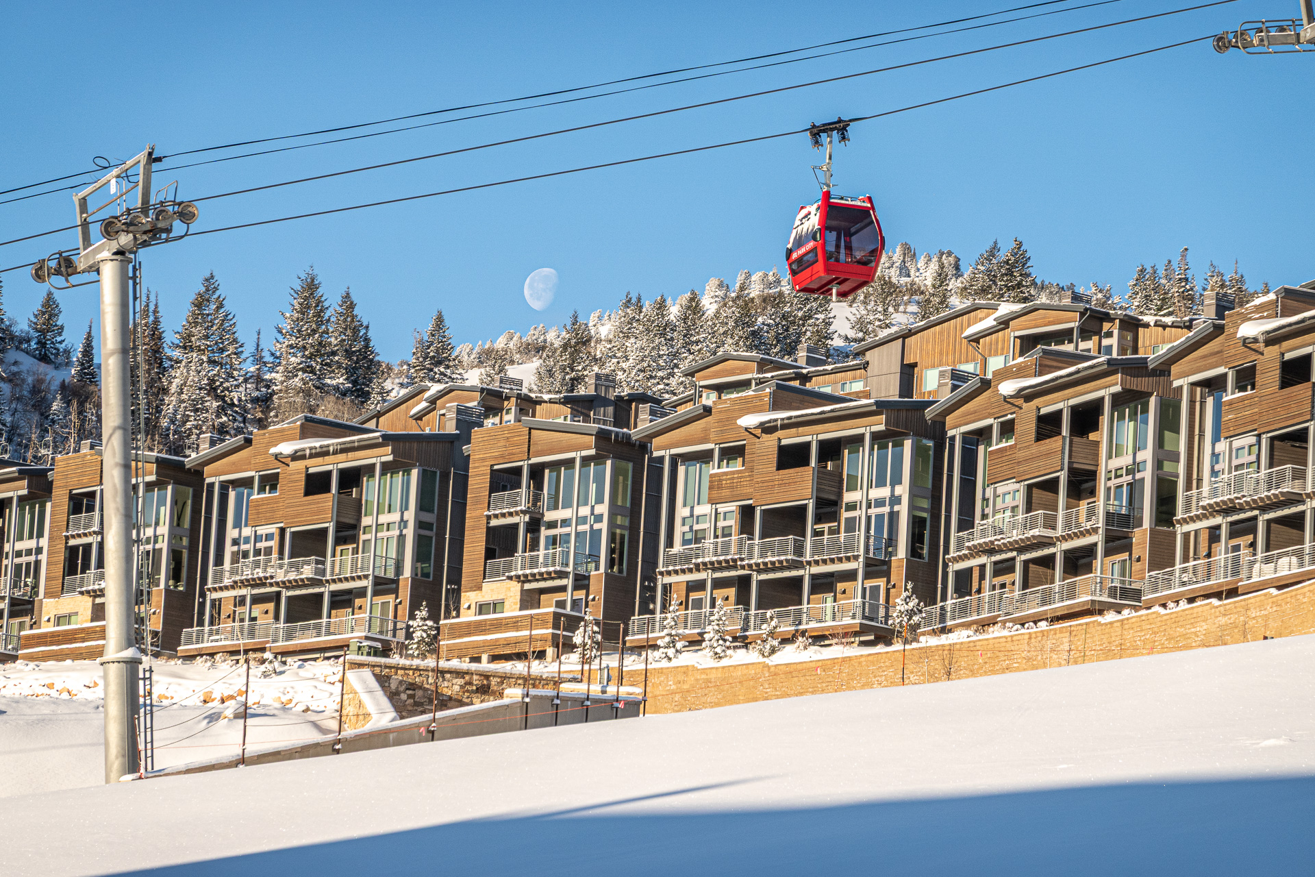 Park City Canyons Village Red Pine Gondola and Apex Residences