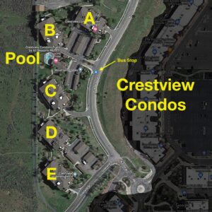 Crestview Condominiums Map