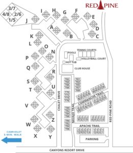 Red Pine Condominiums property map