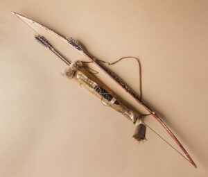 Santa Fe Indian Market bow & arrow art