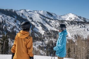 Park City Canyons spring skiing 2025