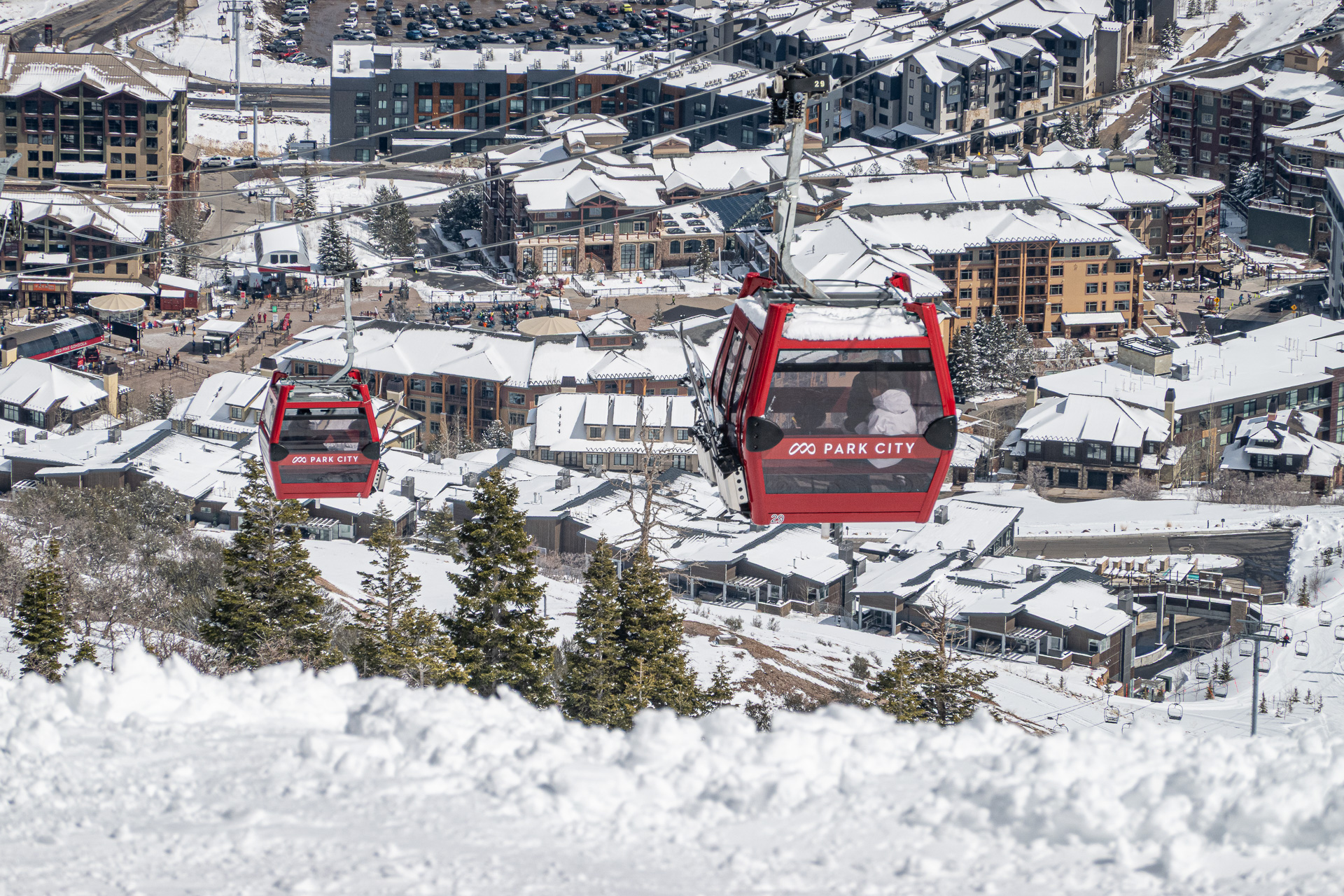Red Pine Gondola at Canyons Village in Park City, Utah