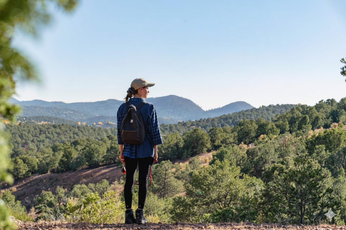 Santa Fe hiking trails with views!
